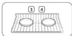 SAMSUNG NE63A6711SG - Colocacion de parrillas y recipientes - 1