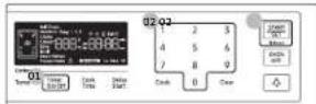 SAMSUNG NX58M6650WS - Kitchen minuterie - 1