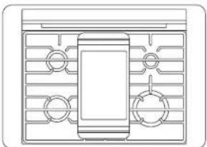 SAMSUNG NX58M6650WS - How to place the griddle - 1