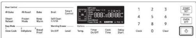SAMSUNG NX58M6650WS - Oven light - 1