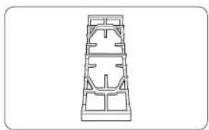 SAMSUNG NX58M6650WS - Center burner grate - 1