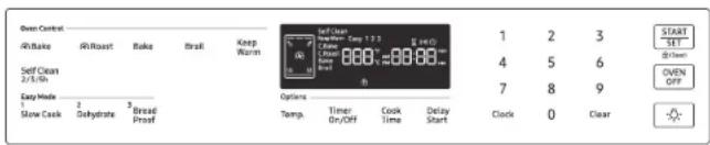 SAMSUNG NX58M6650WS - Panel de control - 2