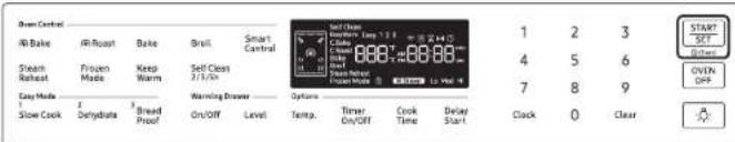 SAMSUNG NX58M6650WS - Oven lock - 1