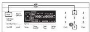 SAMSUNG NX58M6650WS - Temp. Unit (^ / ^) - 1