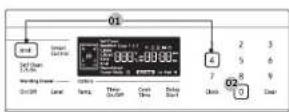 SAMSUNG NX58M6650WS - To set the clock time - 1