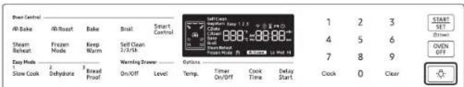 SAMSUNG NX58M6650WS - Luz del horno - 1