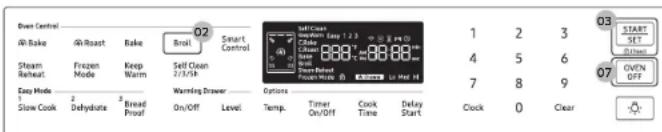 SAMSUNG NX58M6650WS - Broiling - 1