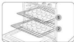 SAMSUNG NX58M6650WS - Cuisson à grilles multiples - 2