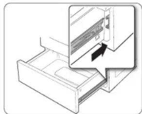 SAMSUNG NX58M6650WS - Warming drawer (NX58*665** Only) - 2