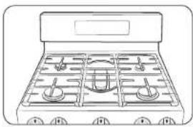 SAMSUNG NX58H5650WS - Table de cuisson - 1