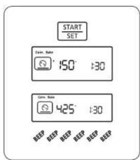 SAMSUNG NX58H5650WS - How to set the oven for convection baking or roasting - 3