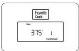 SAMSUNG NX58H5650WS - How to use or recall a favorite cook selection - 1