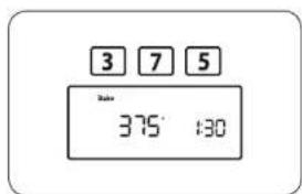 SAMSUNG NX58H5650WS - How to set the oven temperature - 2