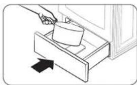 SAMSUNG NX58H5650WS - To replace the storage drawer - 2