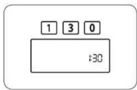 SAMSUNG NX58H5650WS - Setting the clock - 2