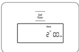 SAMSUNG NX58H5650WS - How to set the oven for self-cleaning - 1