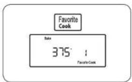 SAMSUNG NX58H5650WS - How to set a favorite cook selection - 3