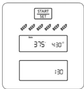 SAMSUNG NX58H5650WS - How to set the oven for delay timed cooking - 7