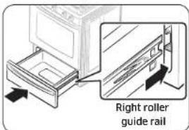 SAMSUNG NX58H5650WS - To replace the warming drawer - 1