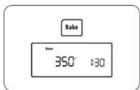 SAMSUNG NX58H5650WS - How to set the oven temperature - 1