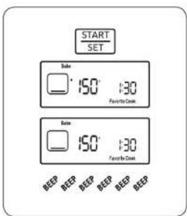 SAMSUNG NX58H5650WS - How to use or recall a favorite cook selection - 2