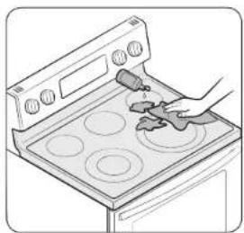 SAMSUNG NE59M6850SS - Removing burned-on residue - 1