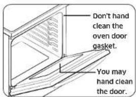 SAMSUNG NE59M6850SS - Oven door - 1