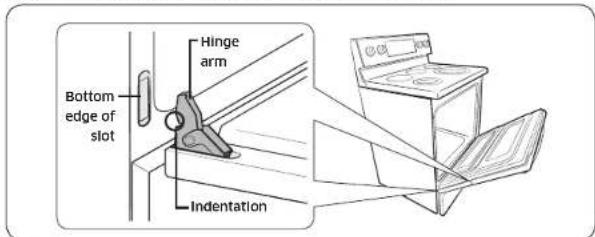SAMSUNG NE59M6850SS - How to replace the door - 1