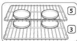 SAMSUNG NE59M6850SS - Emplacement de la grille et des plats - 2