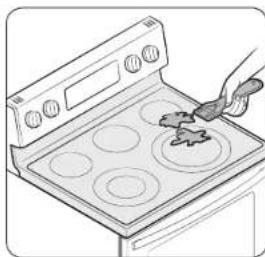 SAMSUNG NE59M6850SS - Removing heavy, burned-on residue - 1