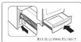 SAMSUNG NE59N6650WG - Comment remettre le tiroir chauffe-plat en place ? - 1
