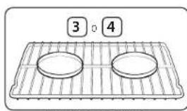 SAMSUNG NE59N6650WG - Uso de las rejillas del horno - 2