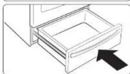 SAMSUNG NE59N6650WG - How to replace the warming drawer - 2