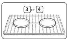 SAMSUNG NE59N6650WG - Using the oven racks - 2