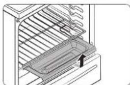 SAMSUNG NE59N6650WG - Placing the steam tray - 1