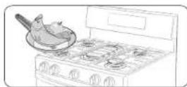 SAMSUNG NX58J7750SS - Cuisinière à gaz - 2