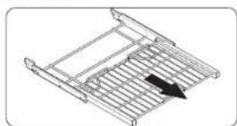 SAMSUNG NX58J7750SS - Grille coulissante - 1