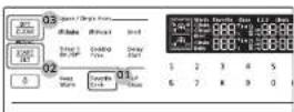 SAMSUNG NX58J7750SS - Control panel - 2