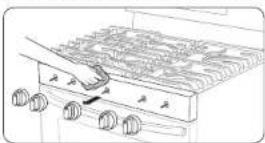 SAMSUNG NX58J7750SS - Burner controls - 1