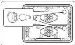 SAMSUNG NX58J7750SS - Oven light - 1