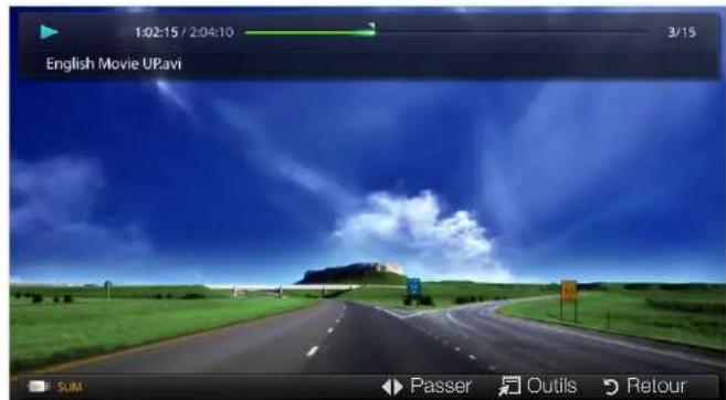 SAMSUNG UA40D5000PR - Lecture d'une video - 1