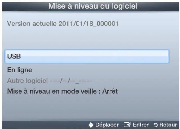SAMSUNG UA40D5000PR - Mise à niveau du logiciel - 2