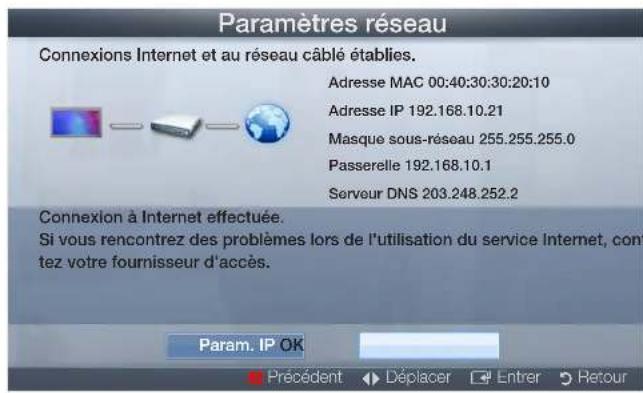 SAMSUNG UA40D5000PR - Procedure de configuration automatique - 2