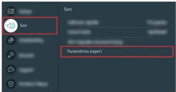SAMSUNG UE50TU7190S - Lorsque le téléviseur est muet ou déforme le son - 15