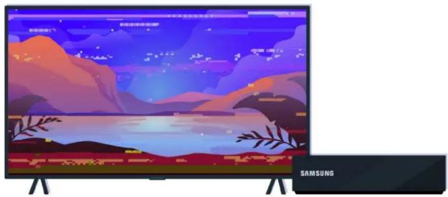 SAMSUNG UE50TU7190S - Lorsque le téléviseur ne se connecte pas correctement à un appareil externe - 1