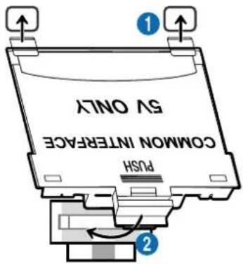 SAMSUNG UE50TU7190S - Connexion de la « CARTE CI ou CI+ » via la fente de l'common interface avec l'adaptateur de CARTE CI - 1