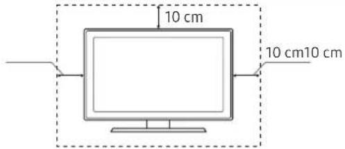SAMSUNG UE32N4300AK - Ventilation adaptée de votre téléviseur - 1