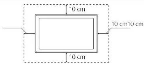 SAMSUNG UE32N4300AK - Ausreichende Belüftung Ihres Geräts - 2