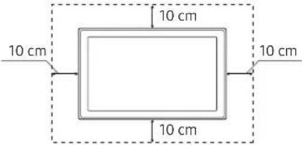 SAMSUNG UE32N4300AK - Sørg for korrekt ventilation til dit tv - 2