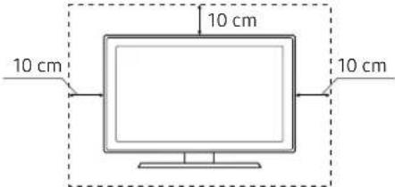 SAMSUNG UE32N4300AK - Sørg for korrekt ventilation til dit tv - 1